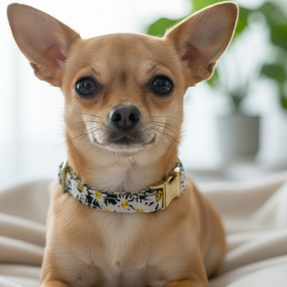 Top Paw NWT Daisy Floral Print Adjustable Nylon Dog Collar Size XS 🐈